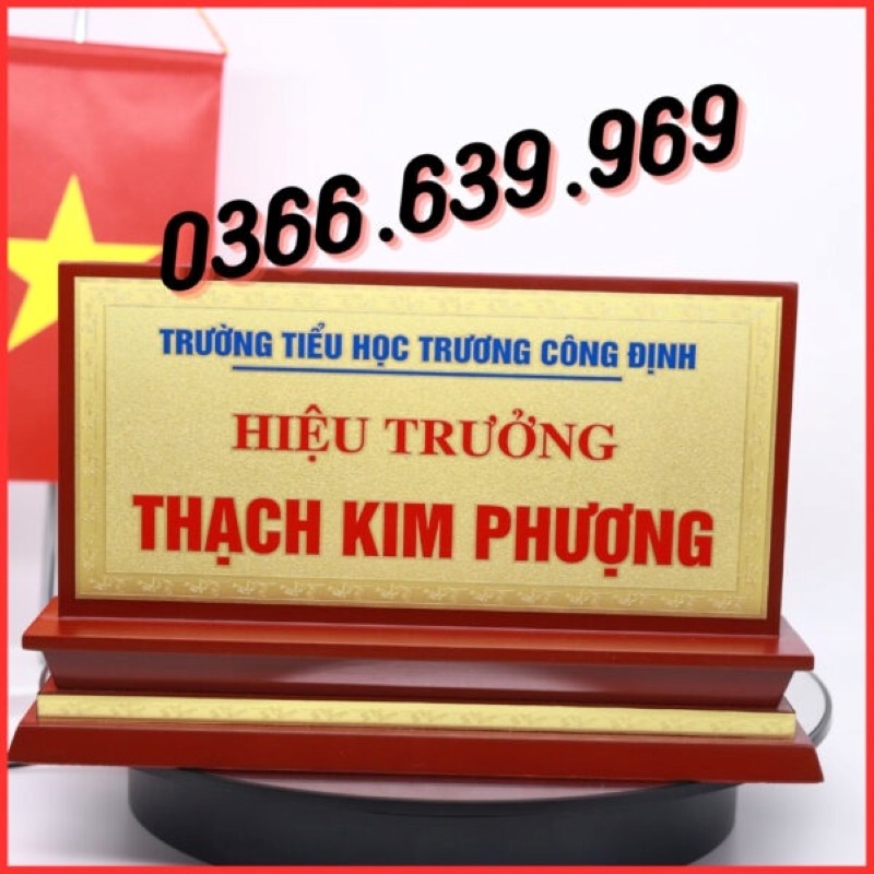 biển chức danh phong thủy