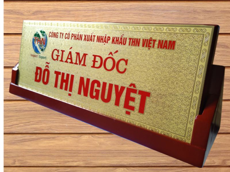 biển chức danh theo ngành nghề