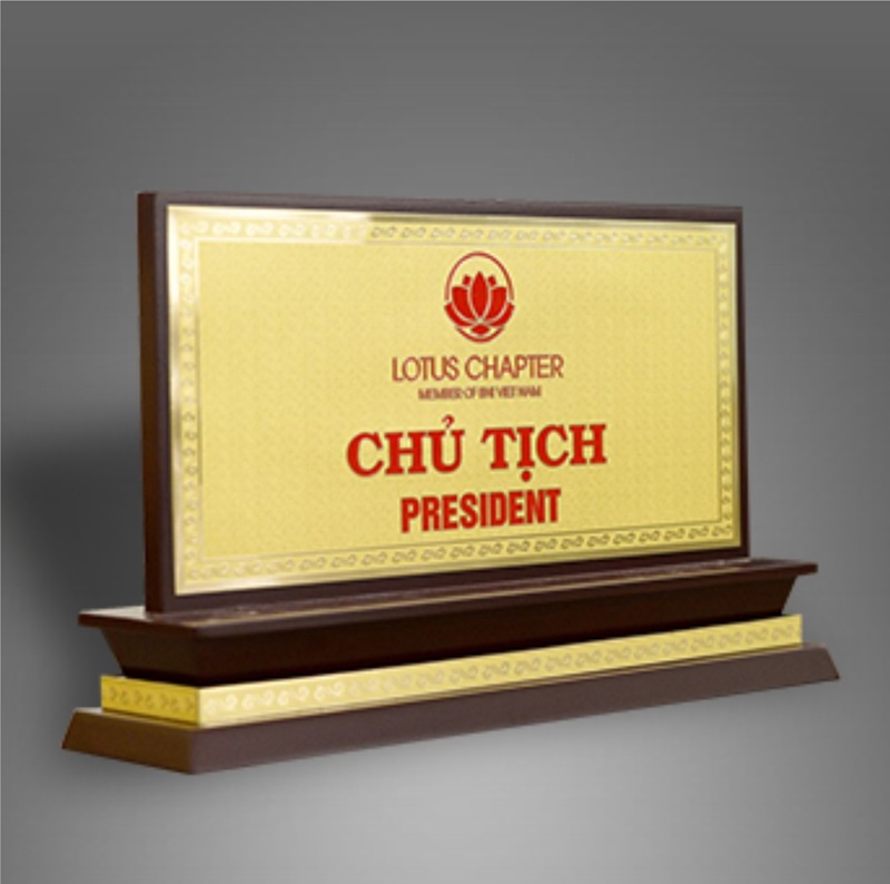 Thiết kế biển tên chức danh